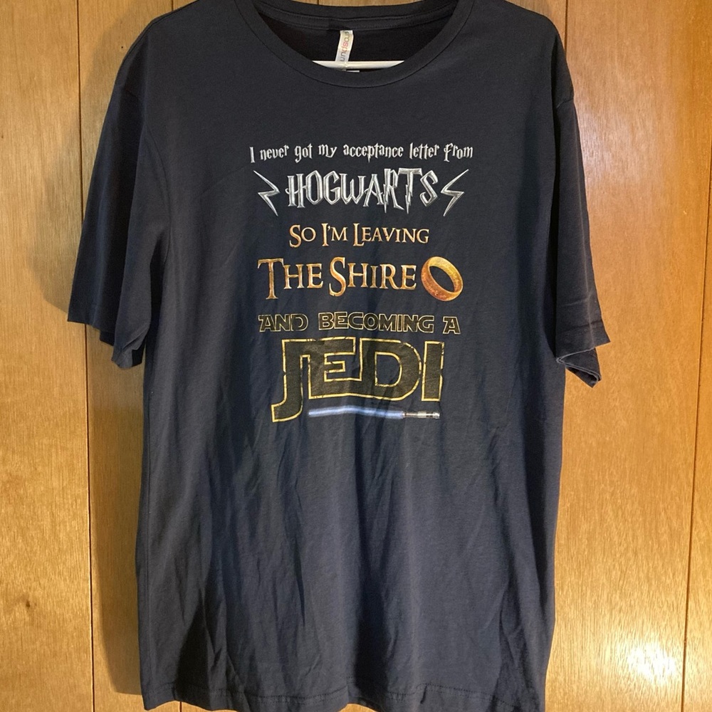 Harry Potter, Lord of the Rings, Star Wars Men’s Large Tee Shirt new w/o tags